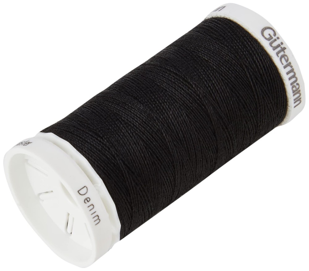 Gutermann Denim Sewing Thread, Black, us:one size