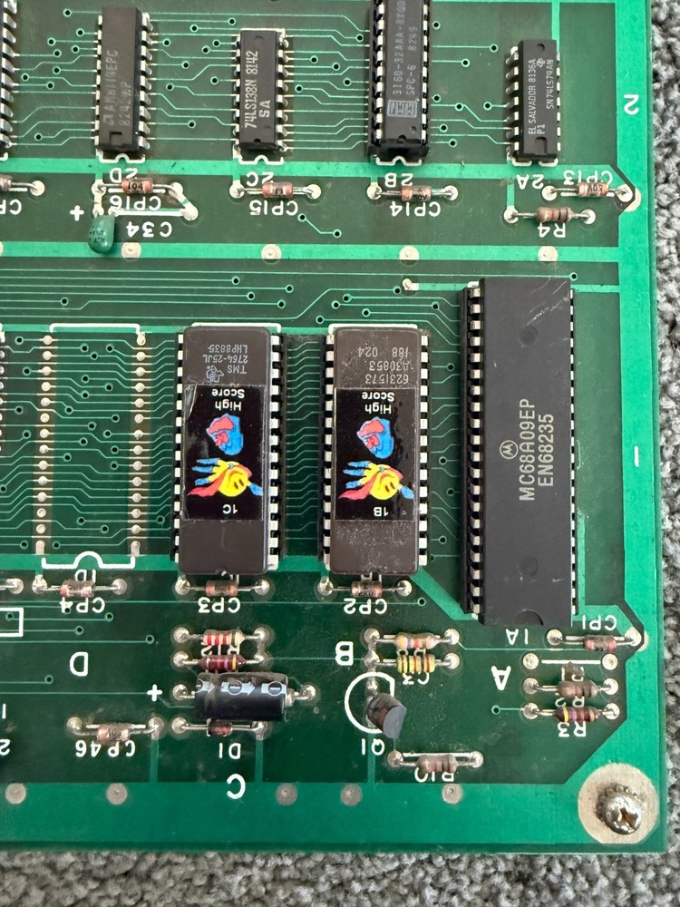 Super Pac-Man Bally Midway Arcade Circuit Board, PCB, Working, Boardset