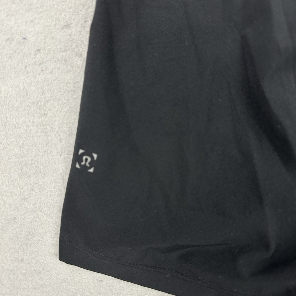 Lululemon Shorts Men Small Black Solid T.H.E Drawstring Pockets Linerless S