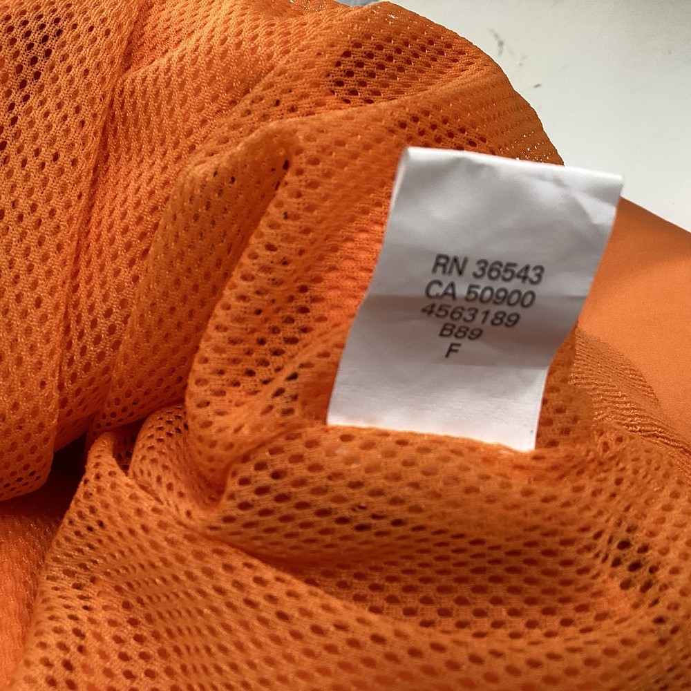 izod golf men’s jacket M xtreme function orange vneck pullover