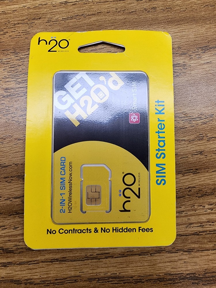 H2O Wireless Sim Starter Kit 3-in-1 SIM STANDARD MICRO