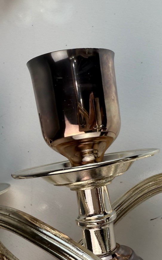 Wm. A Rogers Silverplate 5-Light Tarnish Resistant Candelabra 13"