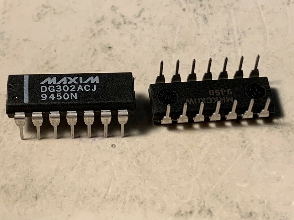DG302ACJ Maxim Analog Switch IC SPST -DIP-14.