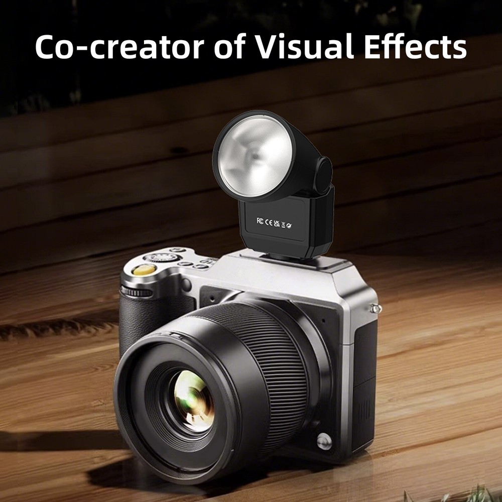 F02 Retro Mini Flash Light Micro Single Camera Portable Photography Fill Light B