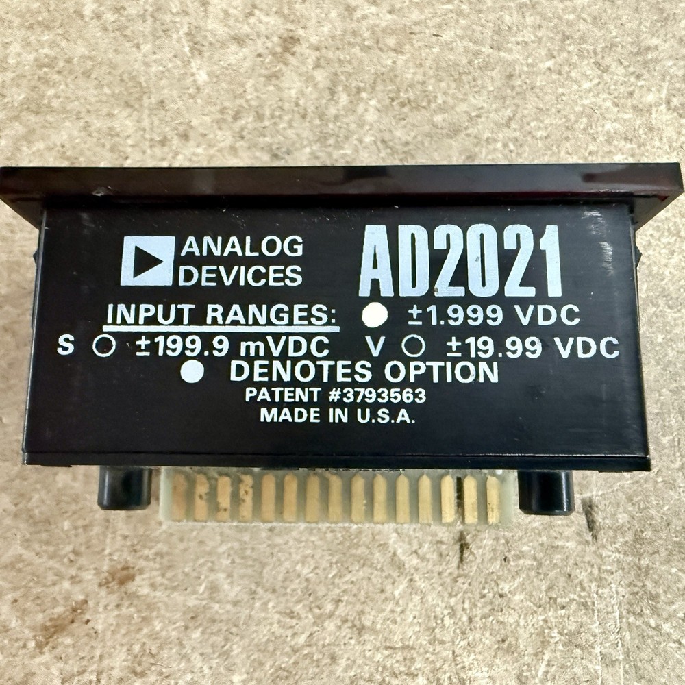 Analog Devices AD2021 Digital Display Vintage Panel Meter