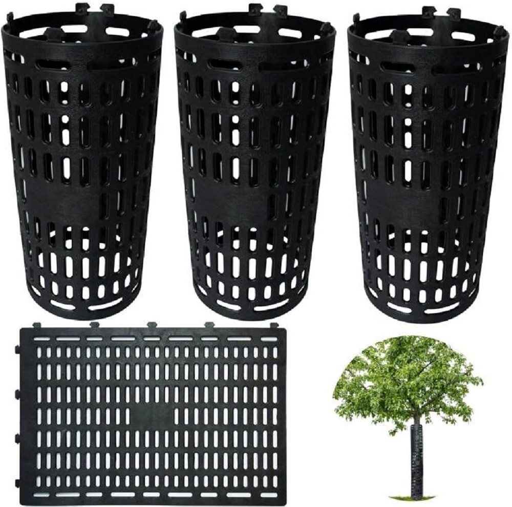 3 Pack Tree Trunk Protectors Mesh Plant Covers Tree Tubes for Seedlings
