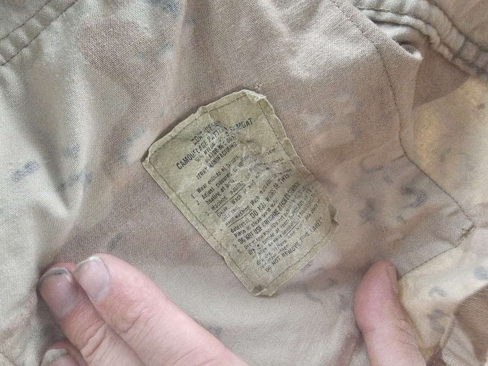 Desert Storm Era USGI Chocolate Chip Desert Pattern Combat Shirt Medium Long