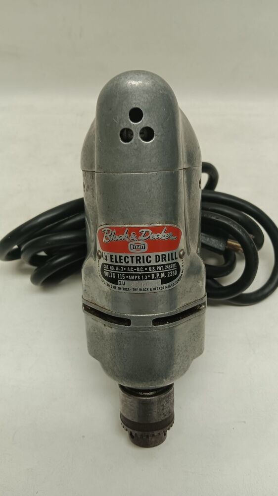 BLACK AND DECKER 1/4" ELECTRIC DRILL