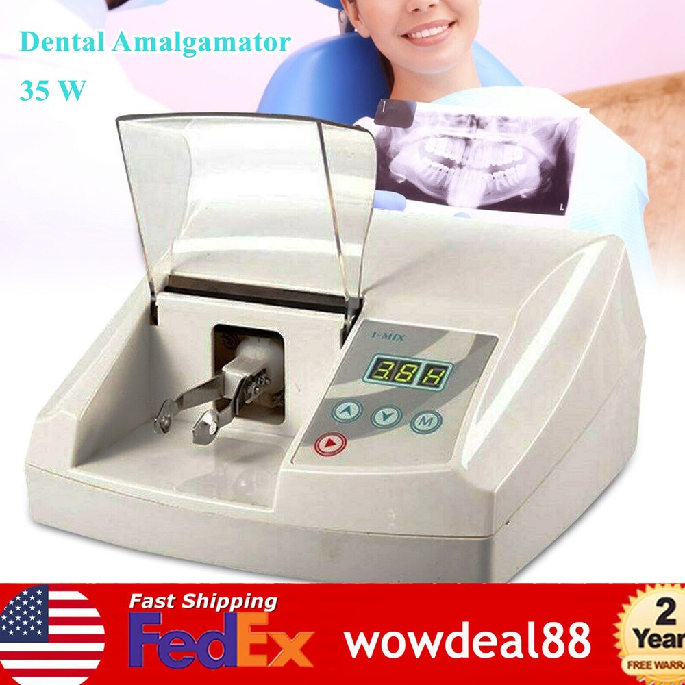 Dental Lab Digital Amalgamator Amalgam Capsule Mixer Triturator Speed Adjustable