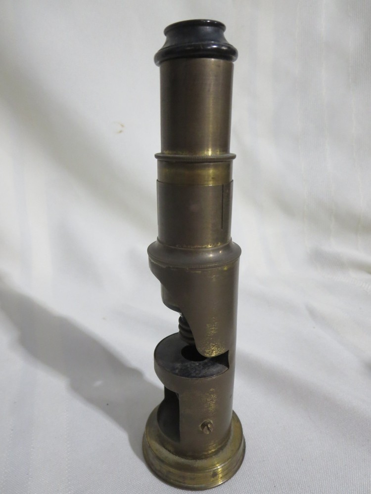 Vintage Montgomery Ward Brass Field Microscope