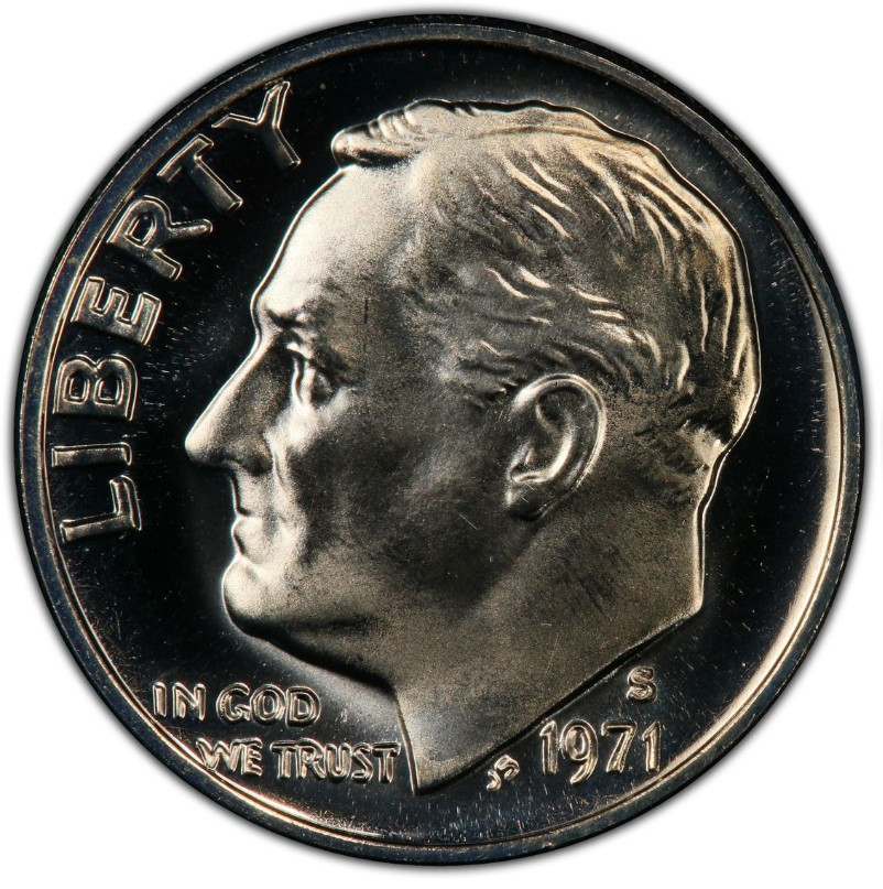 1971-S Proof Roosevelt Dime 10C