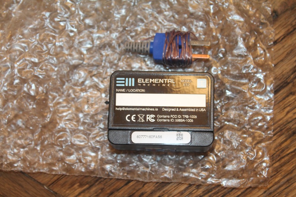 ELEMENTAL MACHINES ET2 Element-T Wireless Battery-Powered Internet Device NEW