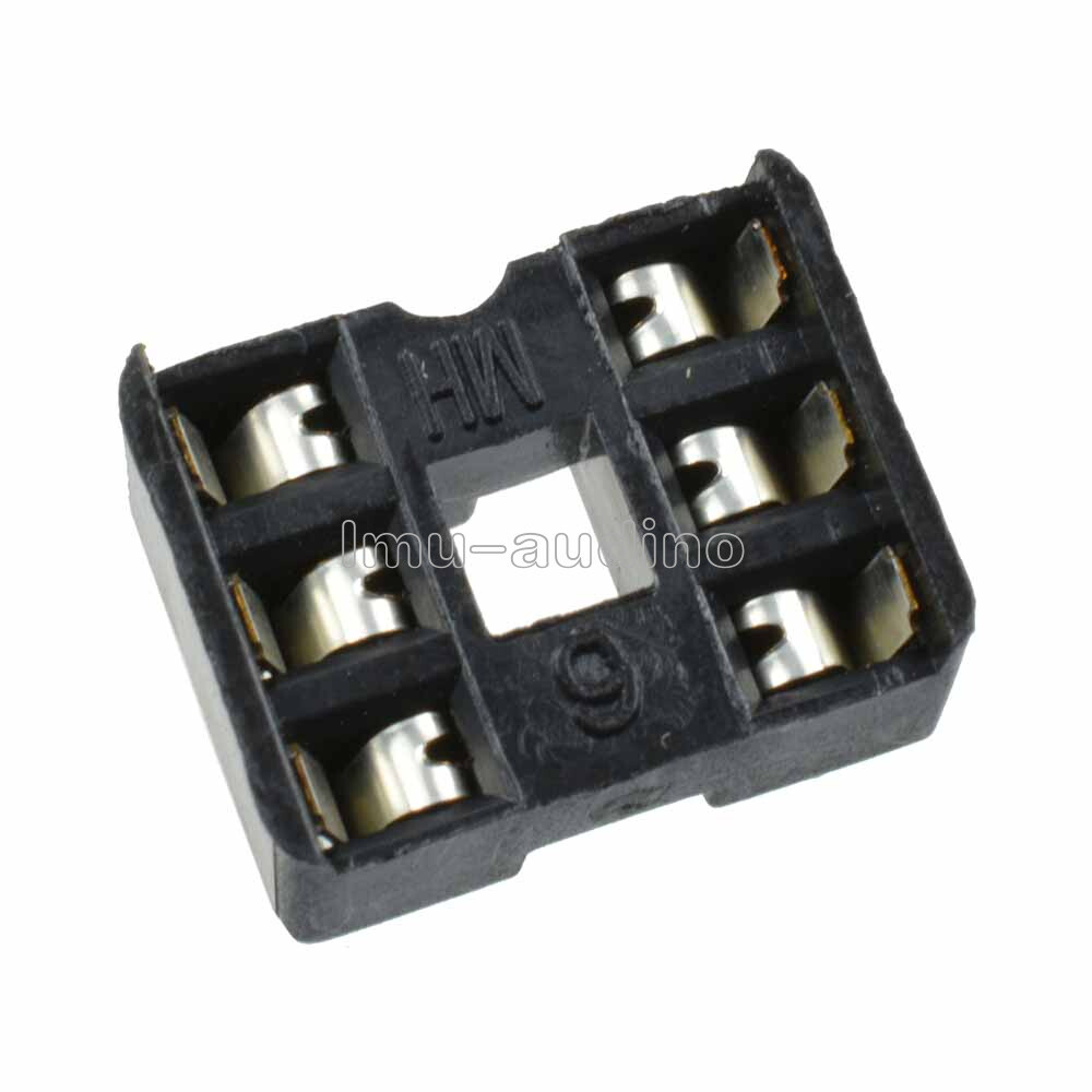 20PCS DIY IC Socket Adaptor PCB Solder Type DIP Socket 6p 6 pin 6-pin NEW