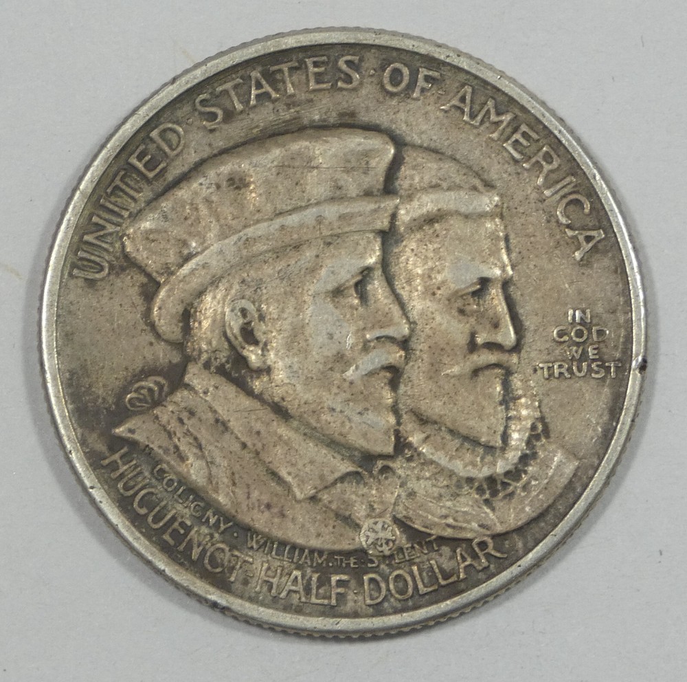 1924 Huguenot-Walloon Tercentenary Commemorative Half Dollar EXTRA FINE
