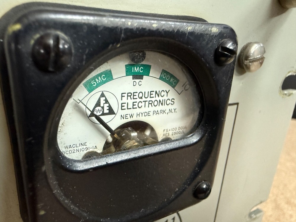 Frequency Electronics RF Amplifier FE70 FE 70 Working MIL-Spec Ham Radio