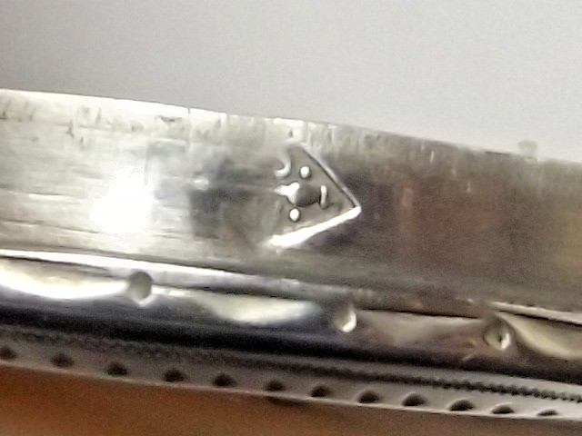 RARE 18TH CENTURY FRENCH SOLID SILVER & SHELL SNUFF BOX, PIQUE, PARIS c1798