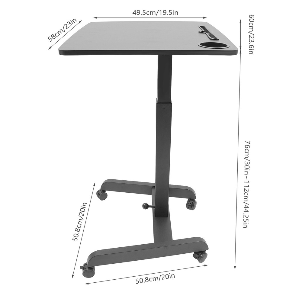 Mobile Standing Desk, Standing Desk , Lectern Portable with Wheels
