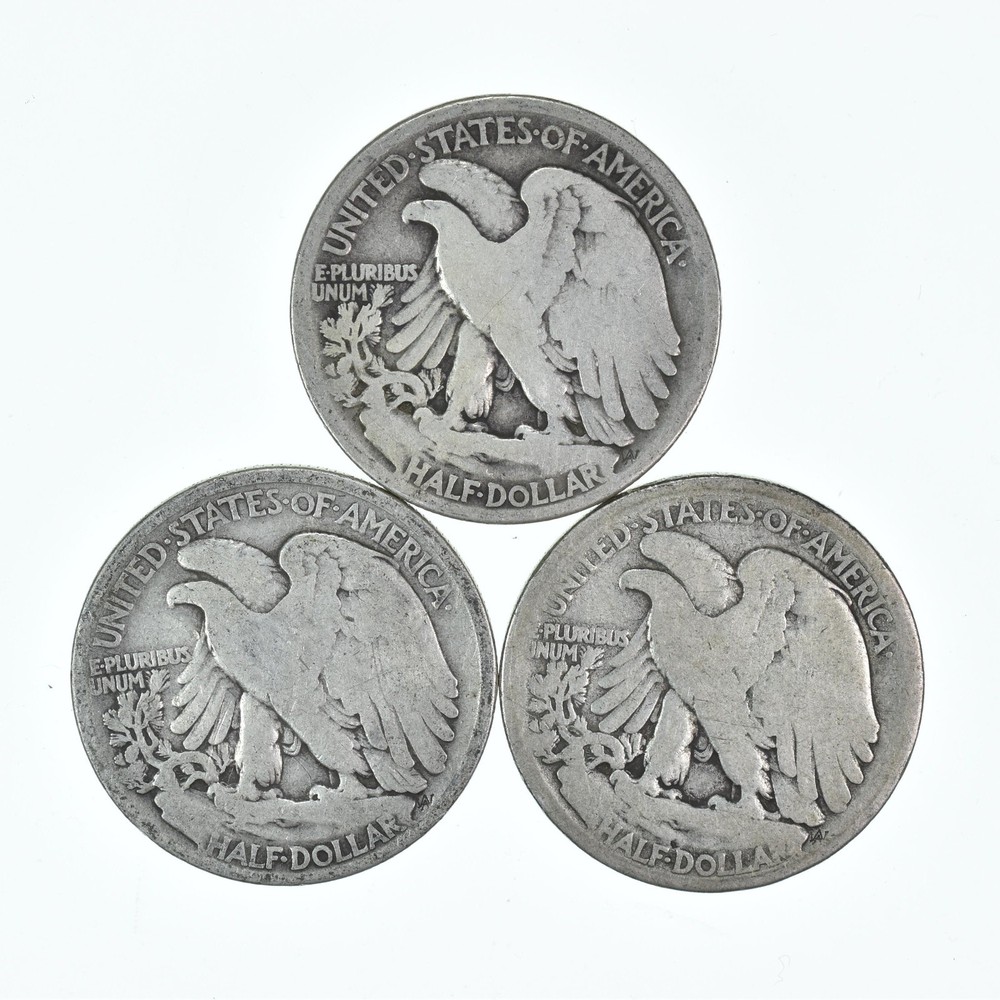 1917-S OBV Walking Liberty Half Dollar CIRC G+ 90% Silver