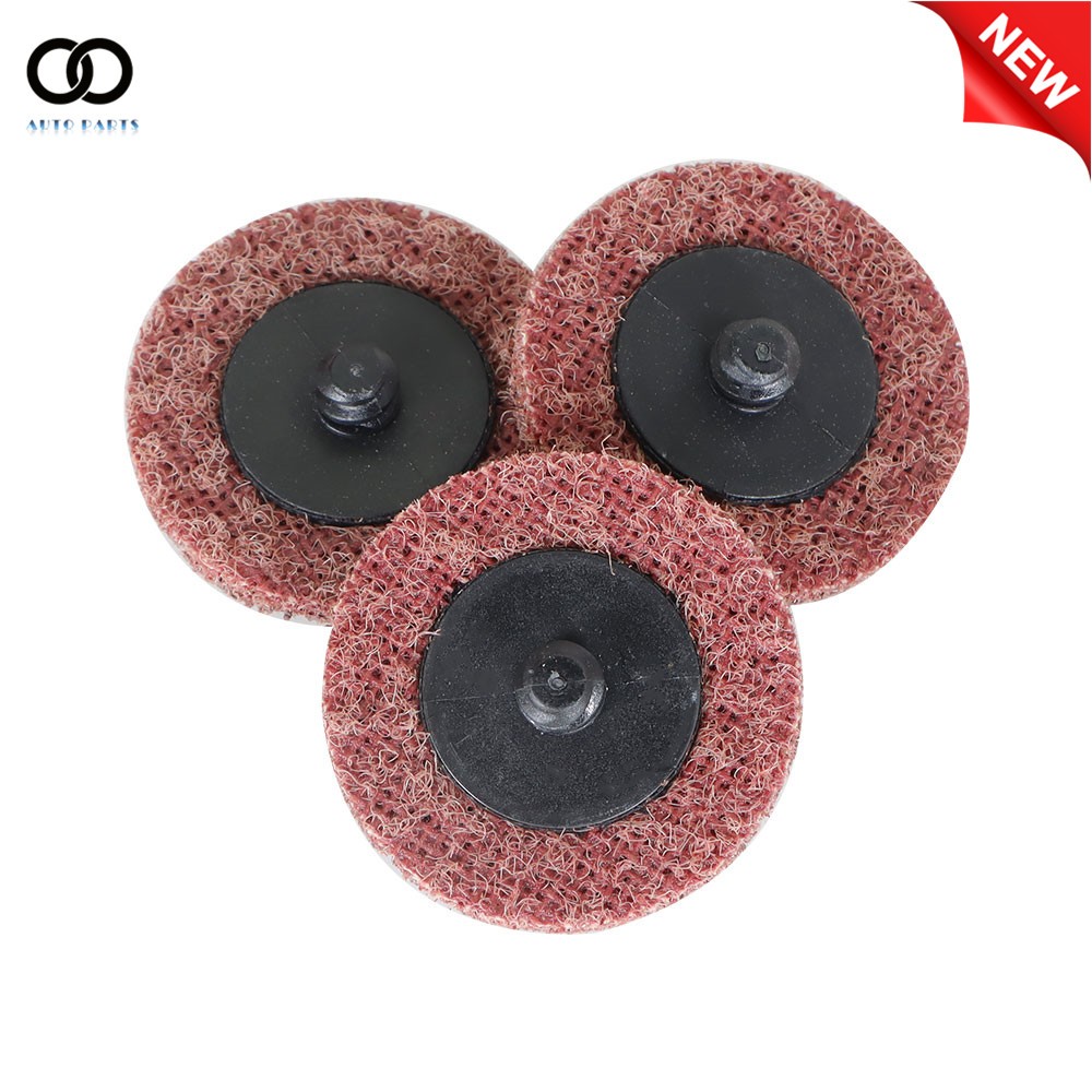 50× 2 inch Medium Surface Conditioning Discs Roll Lock Die Grinder Sanding Pads