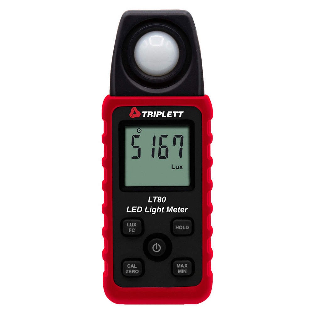 TRIPLETT LT80 LightMeter,  +/-3%Light ACC", FullSize, 783AU7