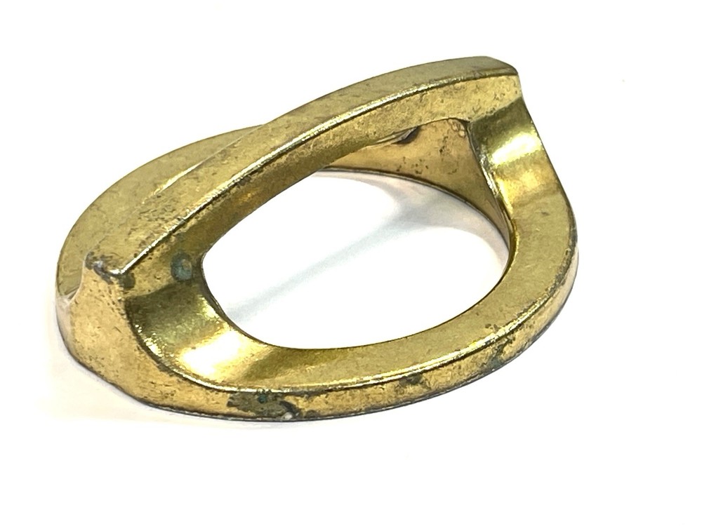 KBC Keeler Brass Co Vintage Drawer Pull Fixed Handle MCM 2.5" OCB