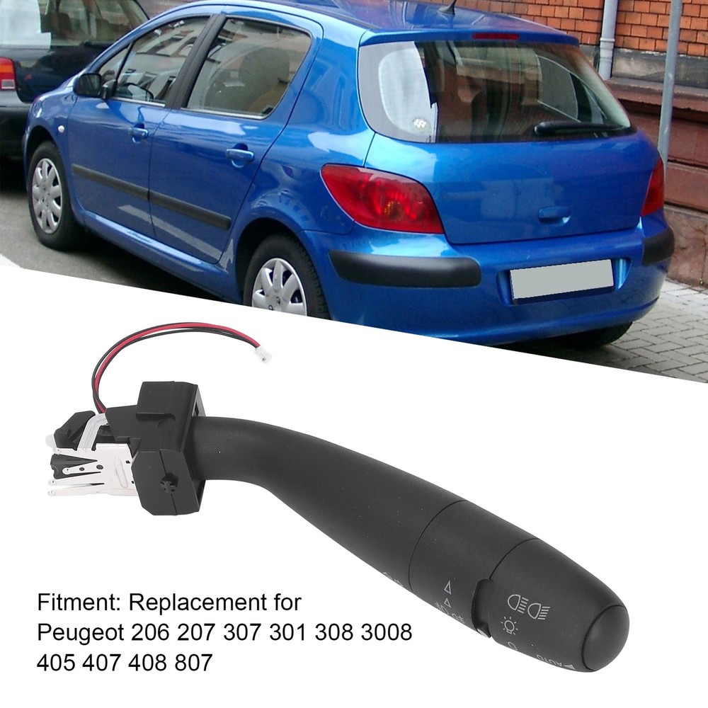 Turn Signal Lever Switch Left Replacement For206 207 307 - Interior Turn Si MNLF