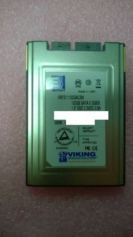 VIKING VRFS11100GACSM 100GB 1.8" Solid State Drive