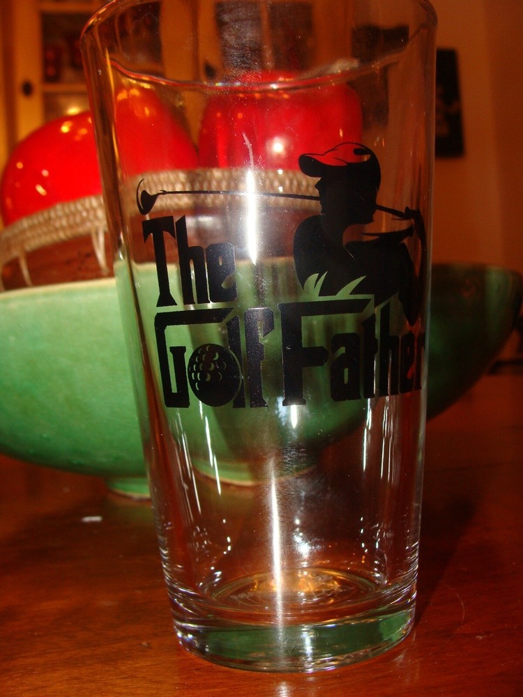 THE “GOLF” FATHER ~ GLASS ~ 5.75” ~ VGC ~