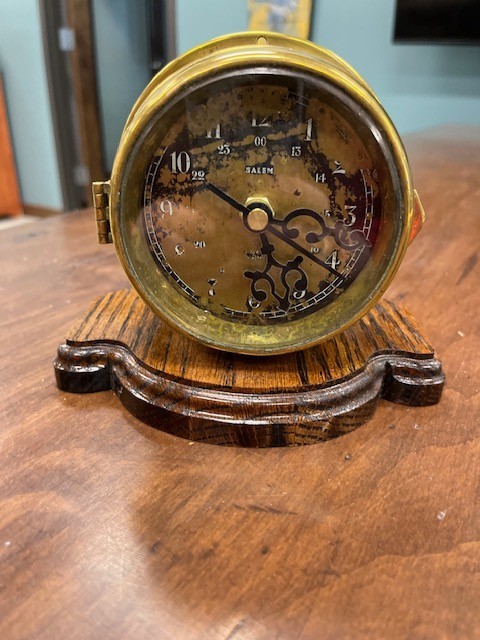 Salem “SHIP’S BELL” MARINE QUARTZ CLOCK