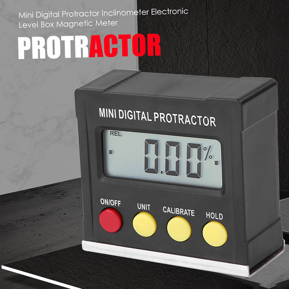 Horizontal Angle Meter Digital Protractor Inclinometer Electronic Level Box P4V5