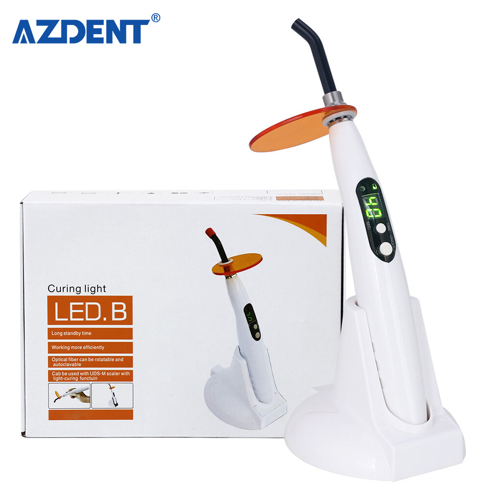 Woodpecker Style Dental Wireless LED Curing Light Lamp / Plastic Guide Sleeve