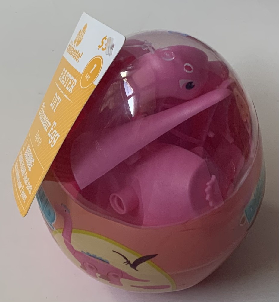 Easter DIY Dinosaur Egg Pink