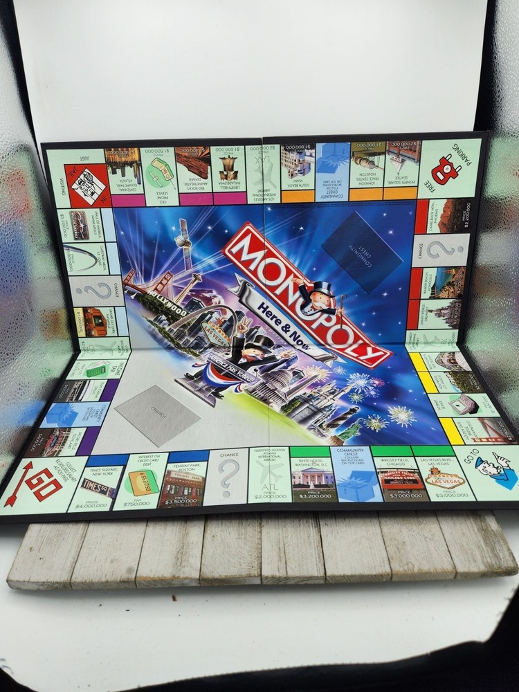 Monopoly here and now 2006 Replacement Game Board and instructions
