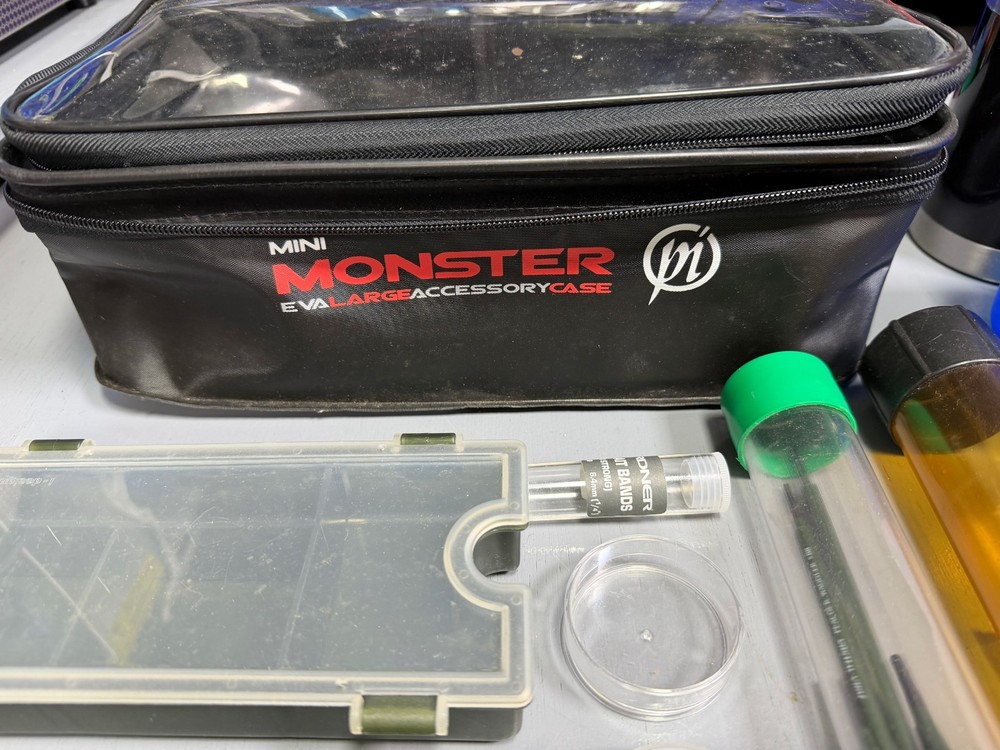 FISHING TACKLE STORAGE / ASSORTED / JOB LOT