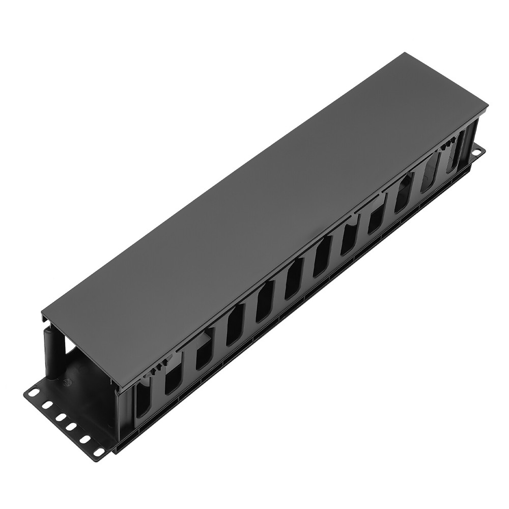 4 Pack Horizontal Rack Mount Cable Management, Cable Organizer, Cable Raceways