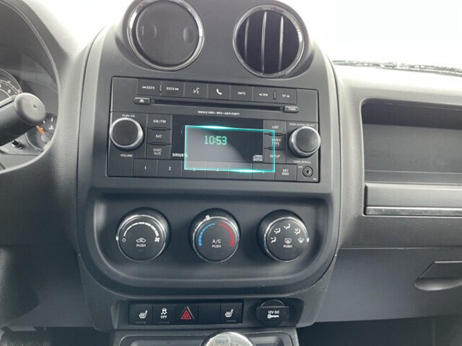 Crystal Clear Screen Protector for 2012 Jeep Patriot Latitude Navigation