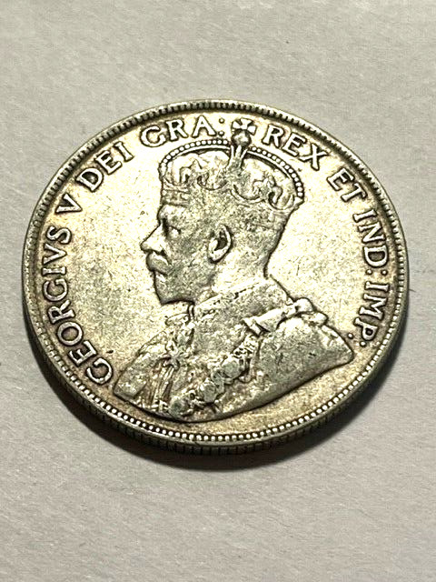 1919 Canada 50 Cents Silver VF #1058