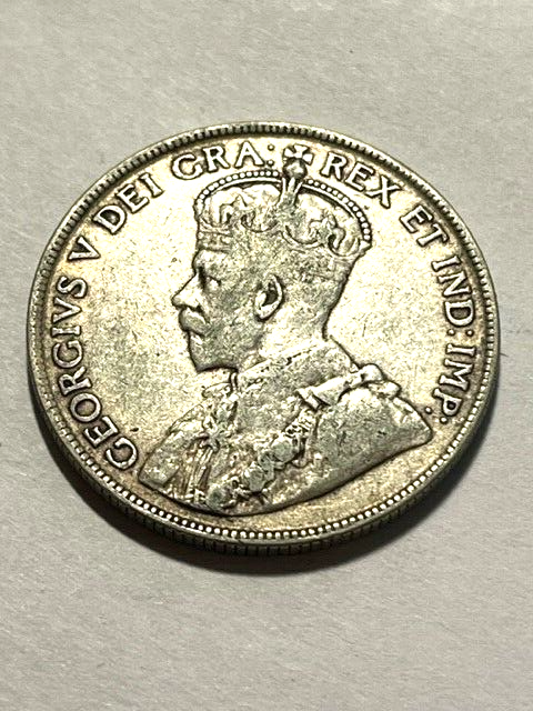 1919 Canada 50 Cents Silver VF #1058