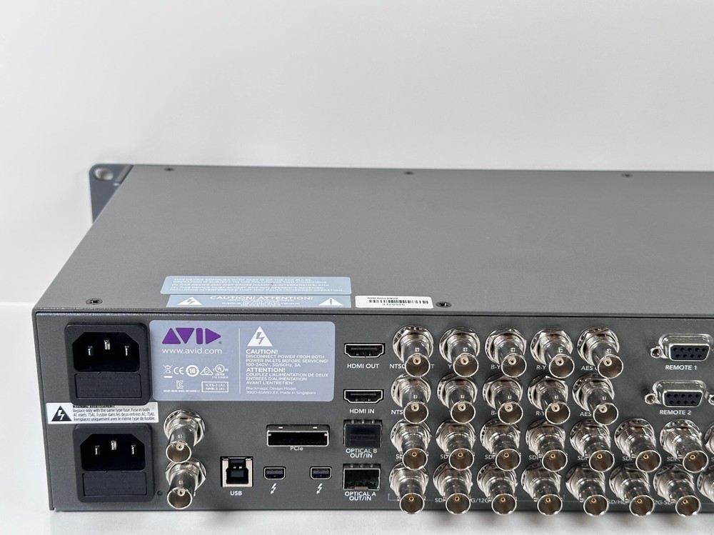 Blackmagic Design Avid Artist DNxIO Professional Video I/O Interface