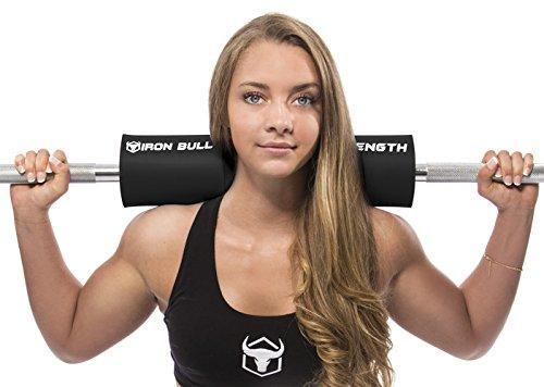 Advanced Squat Pad - Barbell Pad for Squats, Lunges & Hip Thrusts - Neck &
