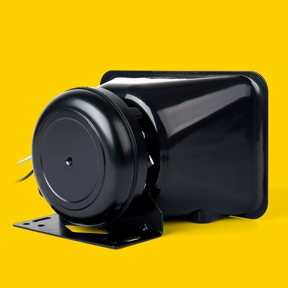 Versatile 200W Compact Siren Speaker with Wall Mount Brackets and Coaxial Output