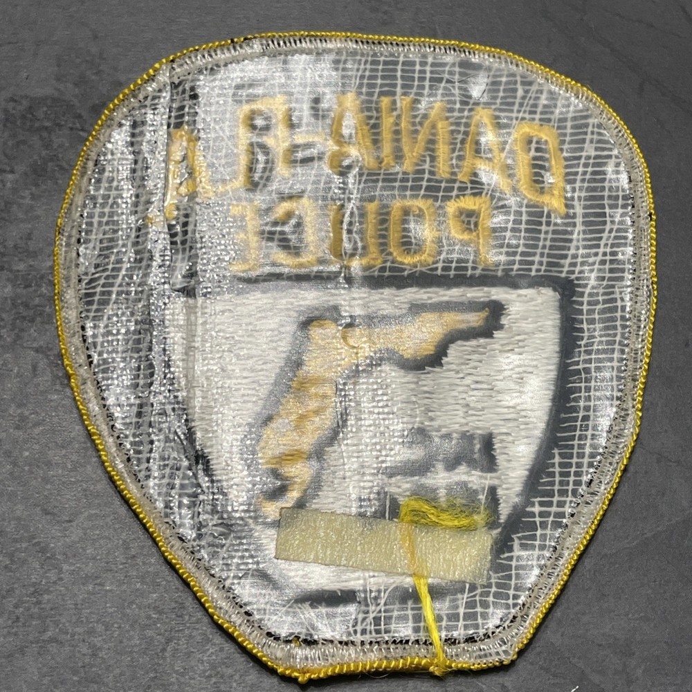 Dania FLA FL Police Patch ~F107
