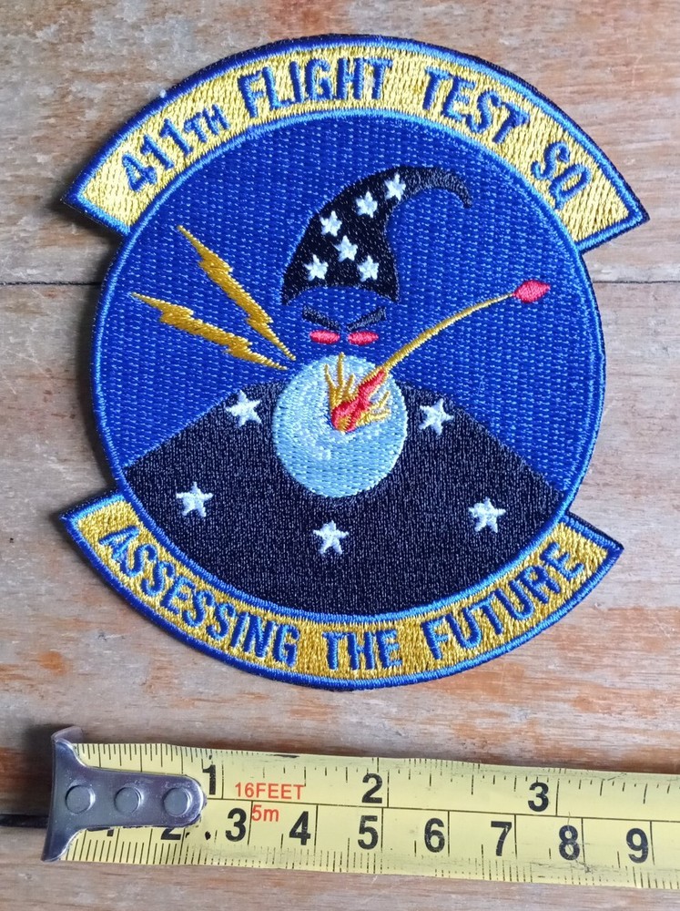 PATCH 411th Flight Test Squadron Assessing The Future Wizard Military Patch