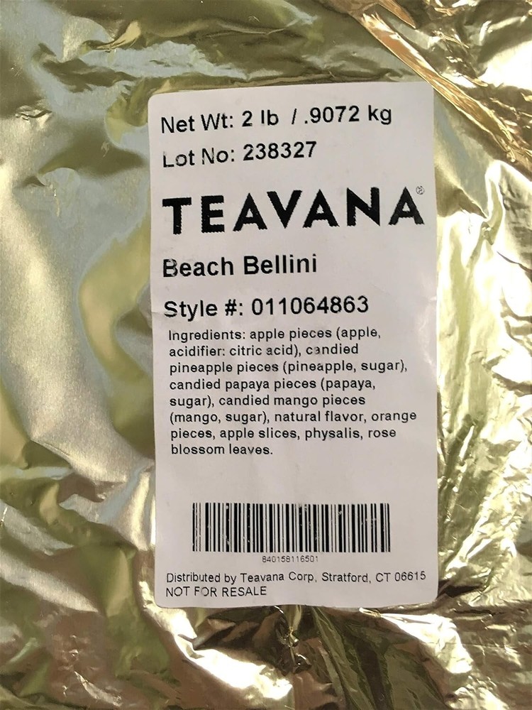 Teavana Beach Bellini Tea 2lb Bag