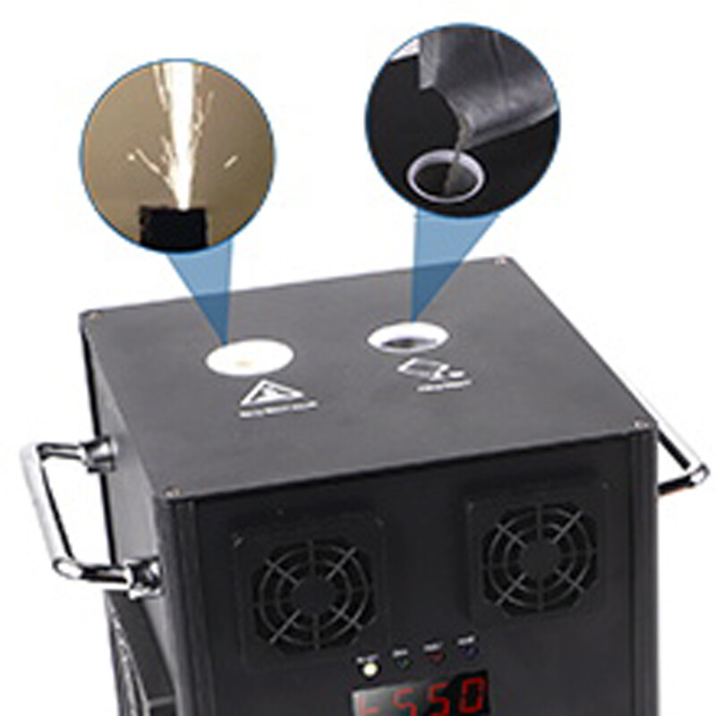 2PCS 700W Cold Spark Machine Firework Stage Effect DMX Wedding with Flight Case