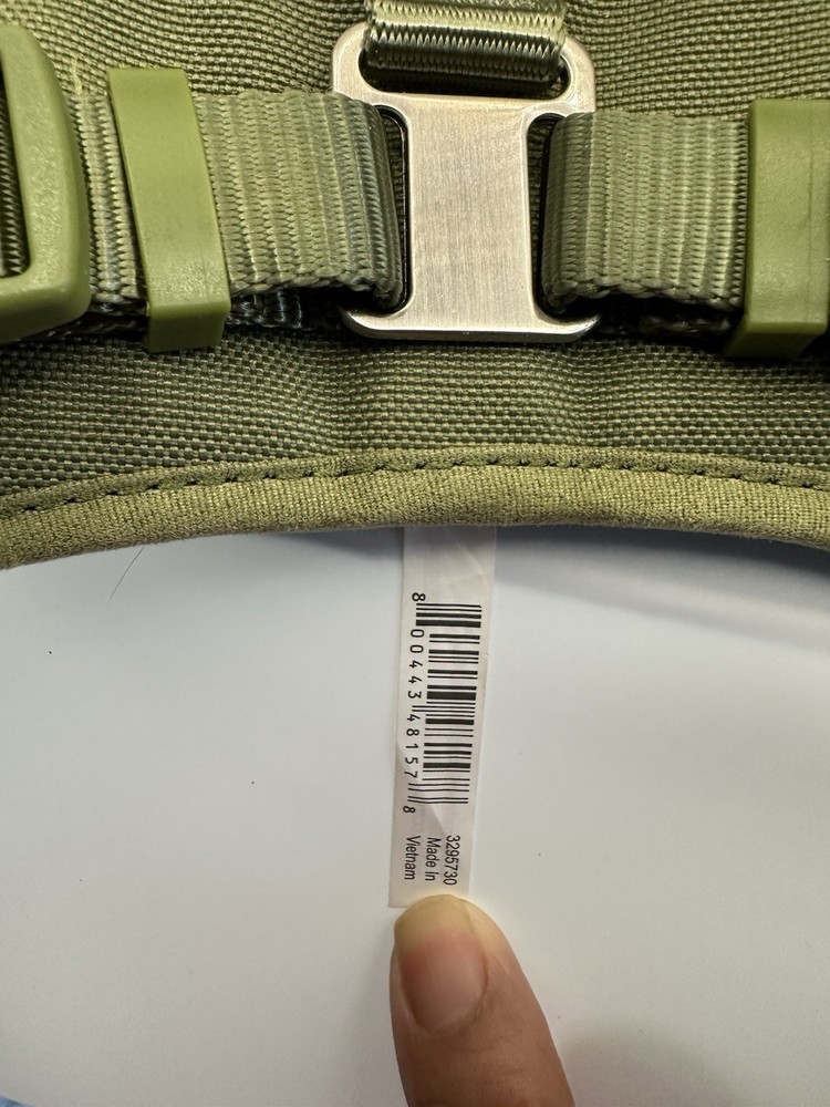 Large Dog Harness With Leash/ Olive Green