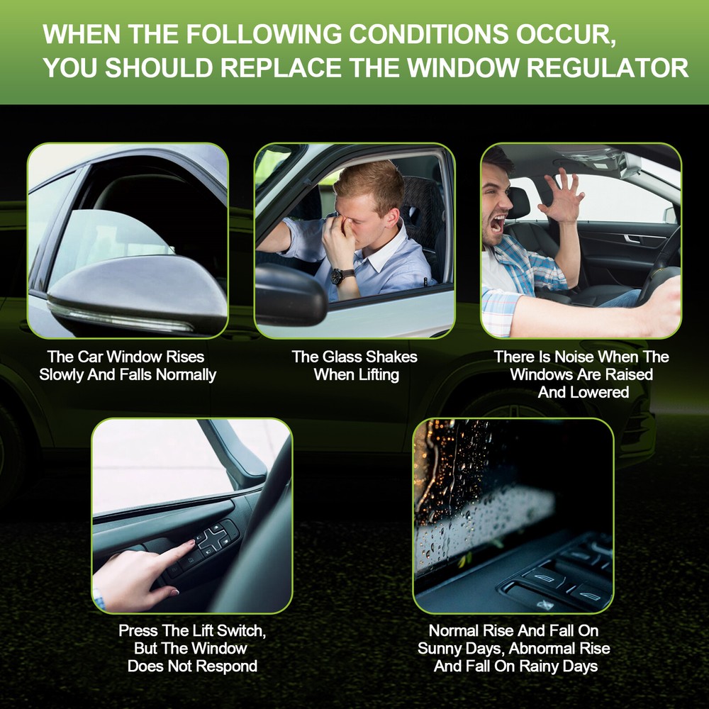 For 2004-2010 BMW X3 Window Regulator Rear Left Right Replacement without Motor