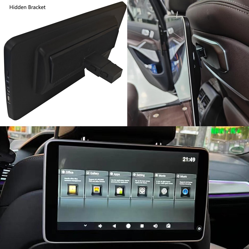 For BMW X7 2023 Rear Seat Entertainment System Android Headrest Mirroring Screen