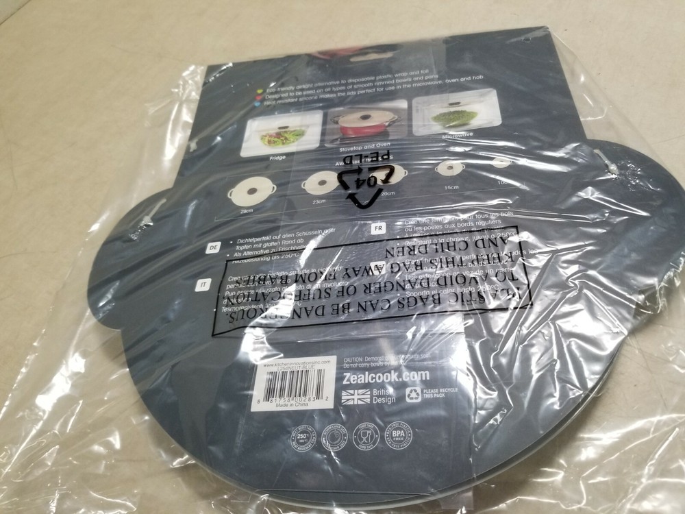 Zeal Self Sealing Lid 11" Blue