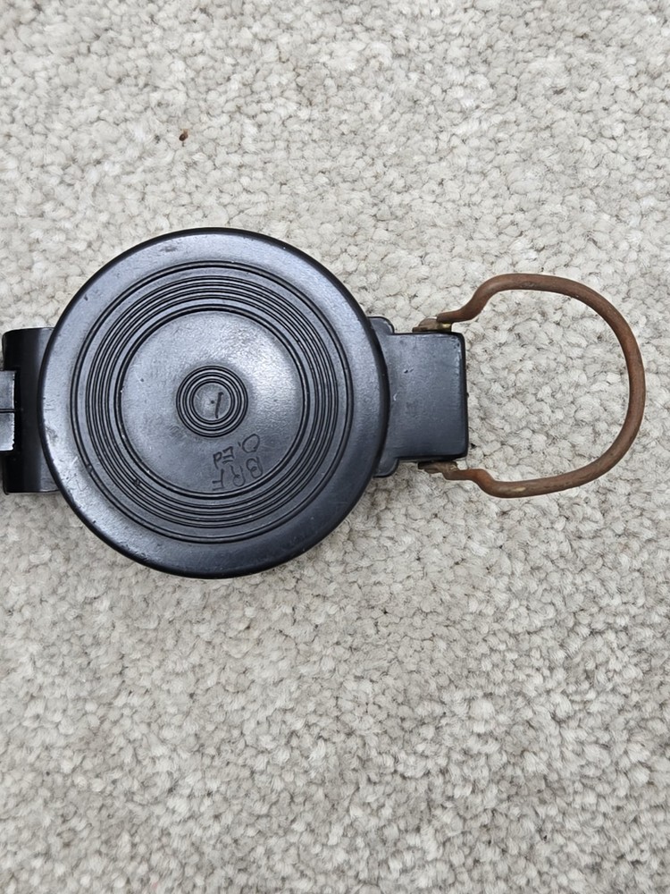 lensatic engineer compass black plastic compact portable navagation survival